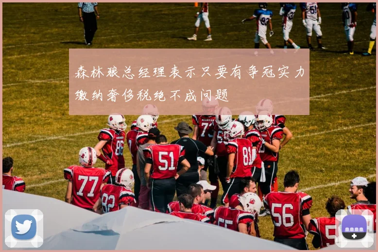 森林狼总经理表示只要有争冠实力缴纳奢侈税绝不成问题